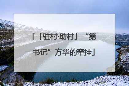 「驻村·助村」“第一书记”方华的牵挂