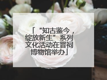 “知古鉴今，绽放新生”系列文化活动在晋祠博物馆举办
