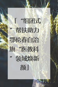 “组团式”帮扶助力鄂伦春自治旗“医教科”领域焕新颜