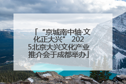 “京城南中轴·文化正大兴” 2025北京大兴文化产业推介会于成都举办
