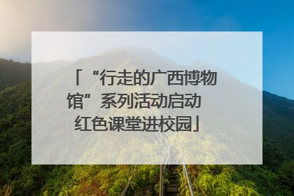 “行走的广西博物馆”系列活动启动 红色课堂进校园