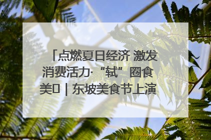 点燃夏日经济 激发消费活力·“轼”圈食美⑪｜东坡美食节上演“文化满汉全席”