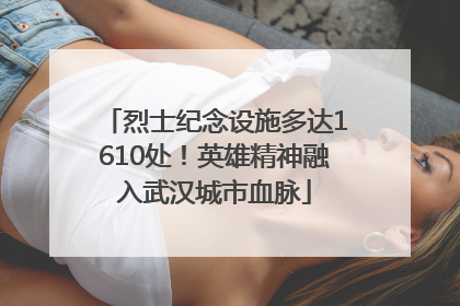 烈士纪念设施多达1610处！英雄精神融入武汉城市血脉