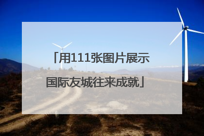 用111张图片展示国际友城往来成就