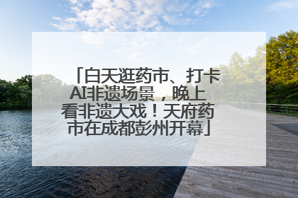 白天逛药市、打卡AI非遗场景，晚上看非遗大戏！天府药市在成都彭州开幕