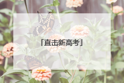 直击新高考