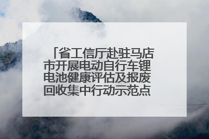 省工信厅赴驻马店市开展电动自行车锂电池健康评估及报废回收集中行动示范点建设调研指导