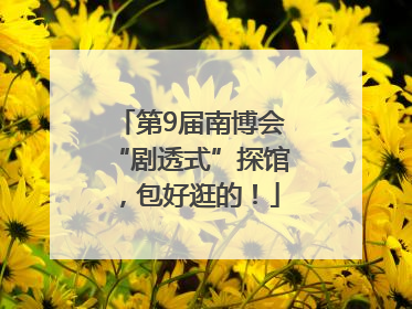 第9届南博会“剧透式”探馆，包好逛的！