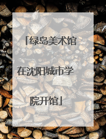 绿岛美术馆在沈阳城市学院开馆