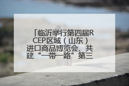 临沂举行第四届RCEP区域（山东）进口商品博览会、共建“一带一路”第三届临沂商城国际采购商大会新闻发布会