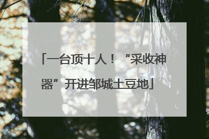 一台顶十人！“采收神器”开进邹城土豆地