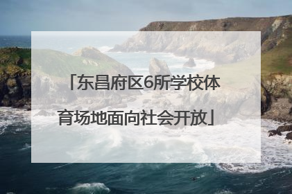 东昌府区6所学校体育场地面向社会开放