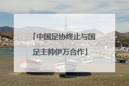 中国足协终止与国足主帅伊万合作