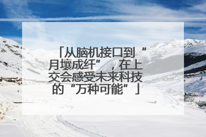 从脑机接口到“月壤成纤”，在上交会感受未来科技的“万种可能”