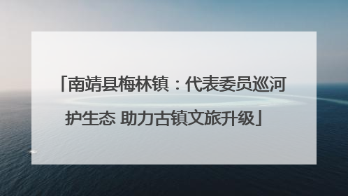 南靖县梅林镇：代表委员巡河护生态 助力古镇文旅升级