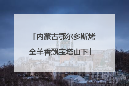 内蒙古鄂尔多斯烤全羊香飘宝塔山下