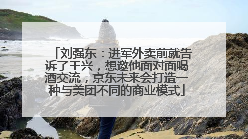 刘强东：进军外卖前就告诉了王兴，想邀他面对面喝酒交流，京东未来会打造一种与美团不同的商业模式