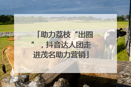 助力荔枝“出圈”，抖音达人团走进茂名助力营销