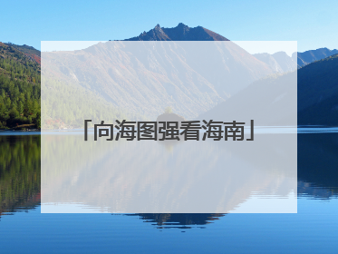 向海图强看海南