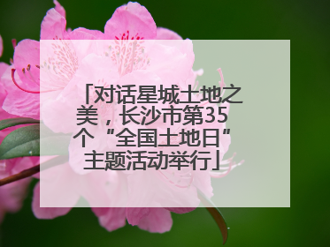对话星城土地之美，长沙市第35个“全国土地日”主题活动举行