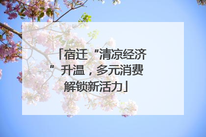 宿迁“清凉经济”升温，多元消费解锁新活力