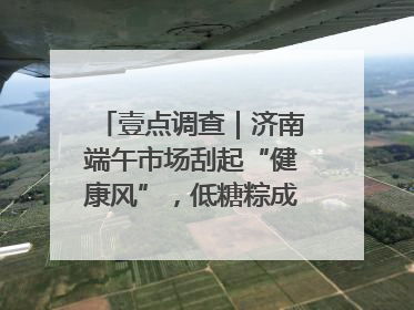 壹点调查｜济南端午市场刮起“健康风”，低糖粽成消费者“新宠”