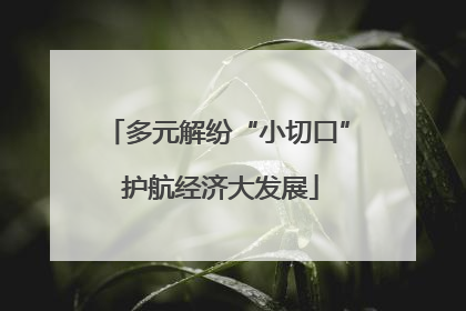 多元解纷“小切口” 护航经济大发展