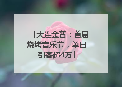 大连金普：首届烧烤音乐节，单日引客超4万