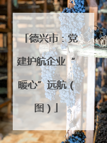 德兴市：党建护航企业“暖心”远航（图）
