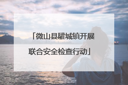 微山县驩城镇开展联合安全检查行动