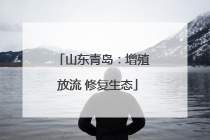 山东青岛：增殖放流 修复生态
