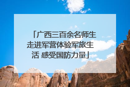 广西三百余名师生走进军营体验军旅生活 感受国防力量