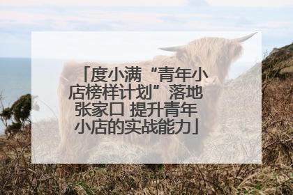 度小满“青年小店榜样计划”落地张家口 提升青年小店的实战能力