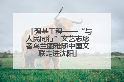 强基工程——“与人民同行”文艺志愿者乌兰图雅随中国文联走进沈阳