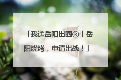 我送岳阳出圈③丨岳阳烧烤，申请出战！