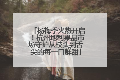 杨梅季火热开启！杭州地利果品市场守护从枝头到舌尖的每一口鲜甜