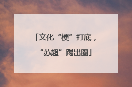 文化“梗”打底，“苏超”踢出圈