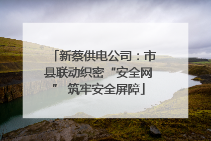 新蔡供电公司：市县联动织密“安全网” 筑牢安全屏障