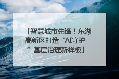 智慧城市先锋！东湖高新区打造“AI守护”基层治理新样板