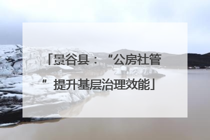 景谷县：“公房社管”提升基层治理效能