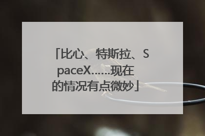 比心、特斯拉、SpaceX……现在的情况有点微妙