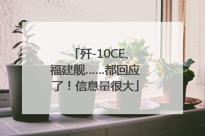 歼-10CE、福建舰……都回应了！信息量很大