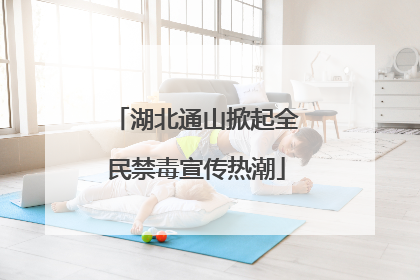 湖北通山掀起全民禁毒宣传热潮