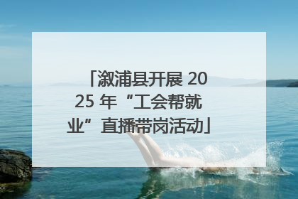 溆浦县开展 2025 年“工会帮就业”直播带岗活动