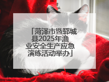 菏泽市暨郓城县2025年渔业安全生产应急演练活动举办