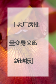 老厂房批量变身文旅新地标