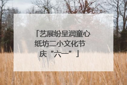 艺展纷呈润童心 纸坊二小文化节庆“六一”