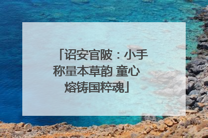 诏安官陂：小手称量本草韵 童心熔铸国粹魂