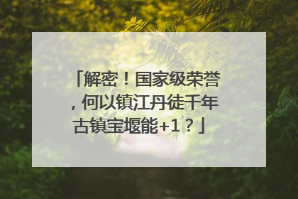 解密！国家级荣誉，何以镇江丹徒千年古镇宝堰能+1？