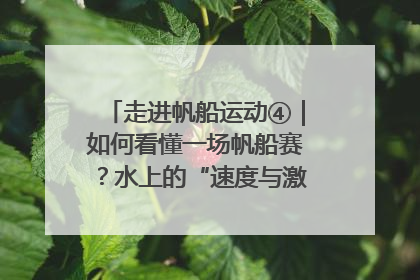 走进帆船运动④｜如何看懂一场帆船赛？水上的“速度与激情”同样精彩